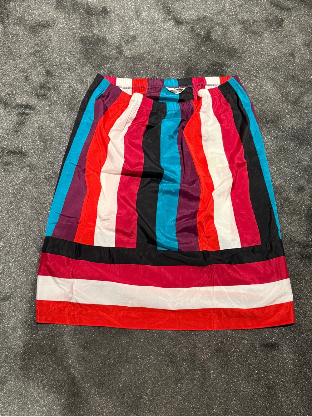 Alex Coleman vintage 80s silk skirt